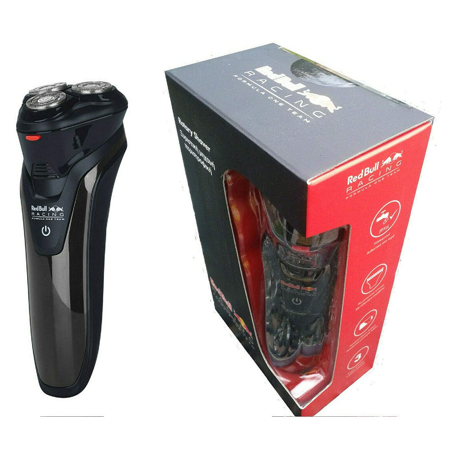 Buy Red Bull Rotary Shaver Wet/Dry (Black) - Dual Ring Shaving Heads ...