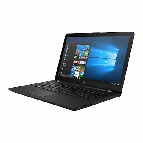 HP 15-BS110NE Laptop, Intel Core i5-8250, 15.6 Inch, 1TB, 4GB RAM - Black