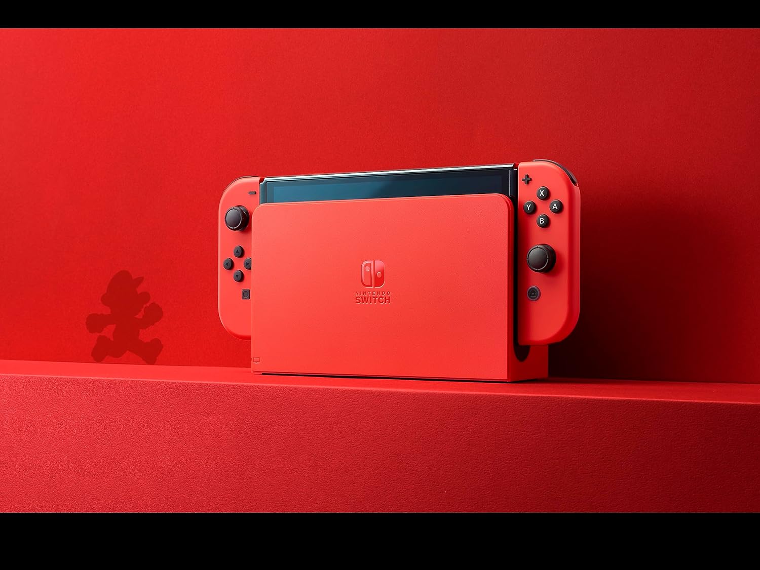 Nintendo Switch - OLED Model, Mario Red Edition Gaming Console - International Version