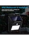 Beauenty 4-Piece 20 LED Solar PIR Motion Sensor Outdoor Night Wall Lamp White 10x12centimeter