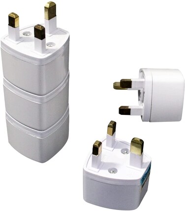 Sky-Touch 3Pcs Universal Travel Plug Adapter, Power Plug Power Adapter 3 Pin Travel Wall Plug Converter