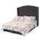 In House Maldives Velvet Bed Frame - Queen - 200x150 cm - Dark Gray