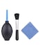 Sunshine - 3-Piece Camera Dust Cleaning Kit Black/Silver/Blue