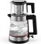 Feller Germany TS600 PS  2200W 2-in-1 Glass Tea Maker + Electric Kettle