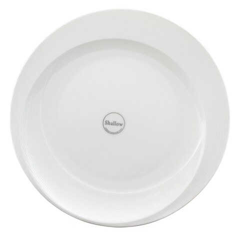 Shallow Bone China Tiffany Plate, White, 18cm, JX113-A001-06, 3 Pcs Set