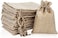 Burlap Bags with Drawstring 10 x 14 cm Hessian Jute Bags for Birthday Gifts, Wedding Party Favors, Candy and Jewelry Pouches [Pack of 12]