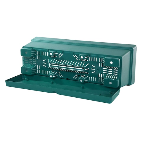 Mintra Rectangle Flower Pot 50x18cm Green