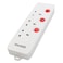Geepas 3 Way Extension Socket 3mtr