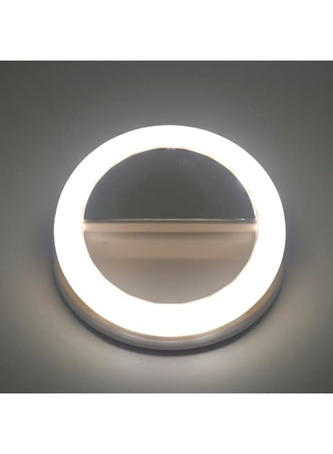 Generic - XJ-06 Universal Mobile Phone LED Selfie Lamp Ring Flash Light Multicolour