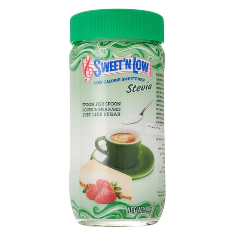 Sweet&rsquo;N Low  Calorie Stevia Sweetener 40g