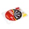 Supreme Sports Flocked Dartboard with Darts Multicolour 12inch 7 PCS