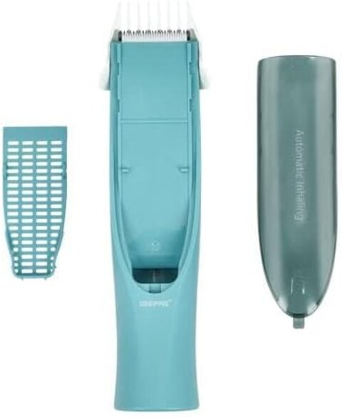 Geepas Rechargeable Vacuum Baby Trimmer, 2 Guide Combs, GTR56049, Electric Hair Clippers For Kids, Ceramic Hair Trimmer For Infants &amp; Toddler, Waterproof Cordless Haircut Kit