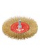 Yato - Steel Brass Wire Circular Brush Gold/Red 100millimeter