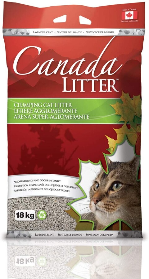 Pet Shop Dragon Mart Cat Litter Clumping For Toilet Use Canada Litter 18Kg &amp;ndash; Lavender