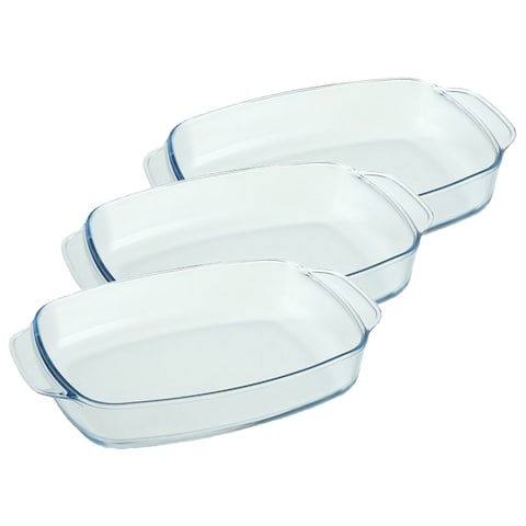 Termisil Glass Roaster Set - 3 Pieces