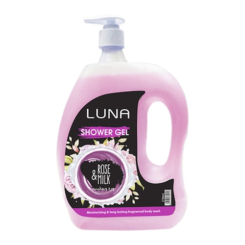 Luna Shower Gel - Rose and Milk Scent - 2 Liter