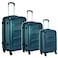 VIP Oakland 4 Wheel Hard Casing Luggage Trolley 55+69+79.5cm Teal