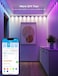 Govee RGBIC String Downlights, Smart LED String Lights Works with Alexa, Color Changing Indoor Wall Light Fixture for Party, New Year, Home Decor, 16.4ft with 25 LEDs, Music Sync, White