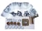 Arabic Camping Tea Bag Coffee Kits with Stove Teapot Cup Windboard Bag Sets