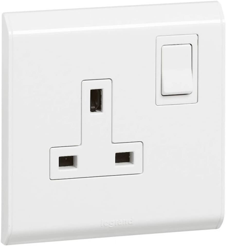 Buy Legrand Belanko 13A Single Switch Socket UK Standard 617141 Online ...
