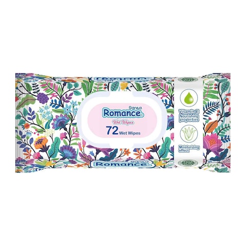 Sanita Romance Wet Wipes - 72 Wipes