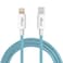 mpBLBERRI BLB-U343 Type-C To Lightning PD Cable 2 Meter, White &amp; Blue