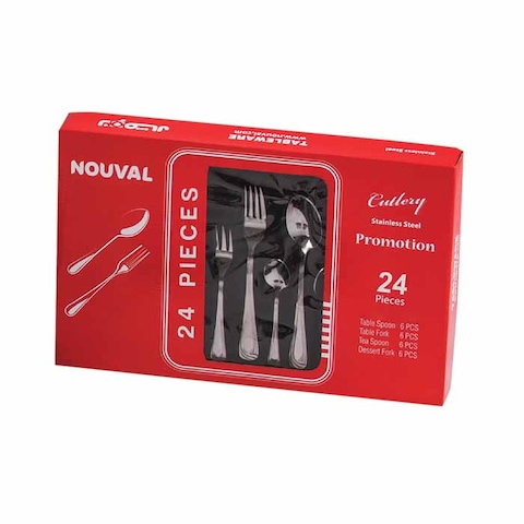 Nouval Cutlery Set - 24 Pieces