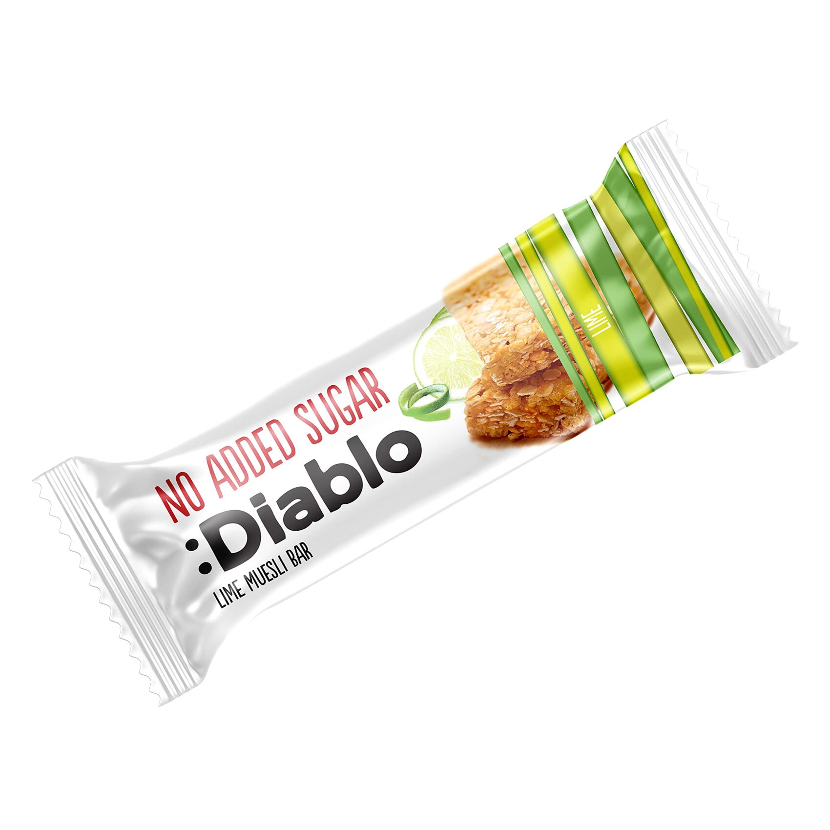 Diablo Muesli Bar No Added Sugar Lime 30 Gram product thumbnail 2