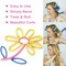 10 Pcs Hair Curlers Roll Stick Soft Sponge Hair Curling Roller,Purple