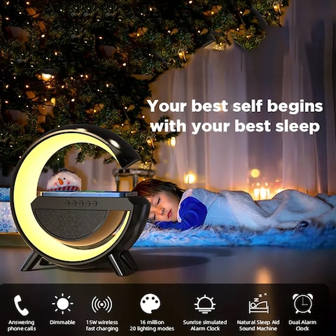 Bluetooth LED Wireless Charging Speaker BT2301
