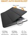 Ntech New iPad Case 9.7 Inch 2018/2017, Ultra Slim Lightweight Smart Case Trifold Cover Stand With Hard Back Cover For Apple iPad 5Th/6Th Generation [Auto Sleep/Wake] - Black