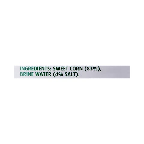 Green Giant Niblets No Added Salt &amp; Sugar Sweet Corn 340g