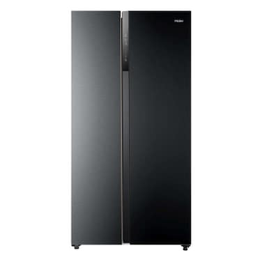Haier 22 CFT Side by Side Refrigerator HRF-622 IBS Black Matal