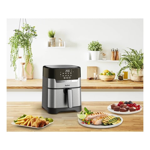Tefal Easy Fry And Grill Air Fryer EY505D27 Silver 1400W