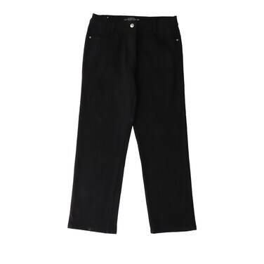 Ladies Denim Jeans Reg Black 34