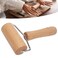 Showay Pastry Roller, Wear Resistant Polished Wood Rolling Pin Ergonomic Air Drying Elegance for Home Use