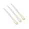 Martina Dinner Knife Silver And Gold 3 PCS