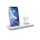 Zens - Aluminium Dual Wireless Charger + Dock 10W - White