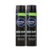 Nivea Men Deep Black Carbon Shaving Gel 200mlx2 Pieces
