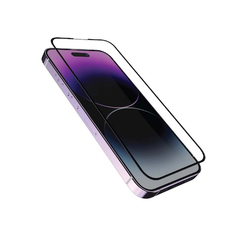 BRAVE Clear Glass Screen Protector for iPhone 14 Pro Maximum Platinum Strength Tempered Glass Edge to Edge Coverage Easy Installation Crystal Clear Perfect Touch Sensitivity