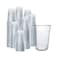 Juice Cup 12 Oz Without Lid Clear Strong Disposable - Ideal for iced coffee, smoothies, Bubble Boba tea, milkshakes, frozen cocktails, water, sodas, juices, snacks, dessert and more 25 Pieces