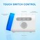 Remson Omni 15W Digital LED RGB Alarm Clock with Wireless Charger and Speaker &ndash; White