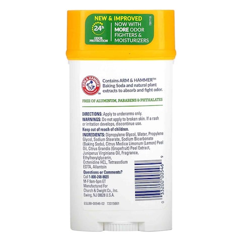 Arm &amp; Hammer Natural Essential Juniper Berry Deodorizers Deodorant 71g