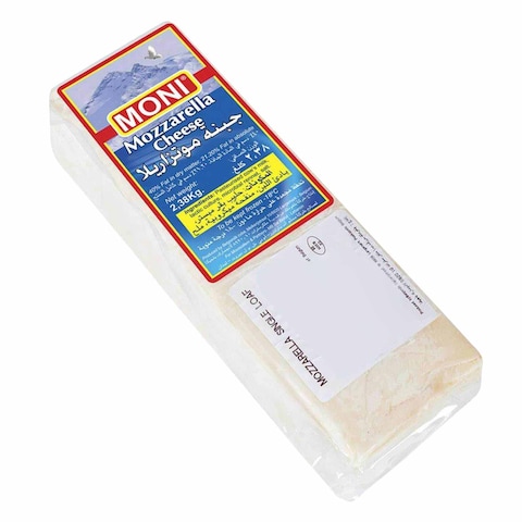 Moni Light Block Mozzarella Cheese 2.38Kg