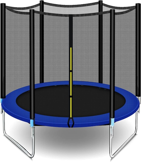 YALLA HomeGym 6Ft Trampoline with Enclosure Net, for Kids &amp; Adults Outdoor Trampoline, Fitness &amp; Exercise Trampoline with Safety Net