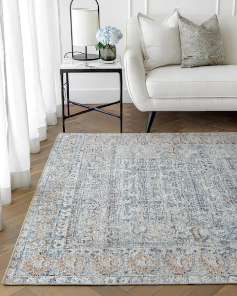 Vince Lake 170 x 110 cm Carpet Knot Home Designer Rug for Bedroom Living Dining Room Office Soft Non-slip Area Textile Decor