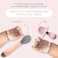 Grabease Bundle Silicone Baby Training Spoon. Ergonomic Easy-Grip Handle And Choke Protection Barrier. Bpa-Free, Phthalate-Free. Self-Feeding Toddler Spoons Blush