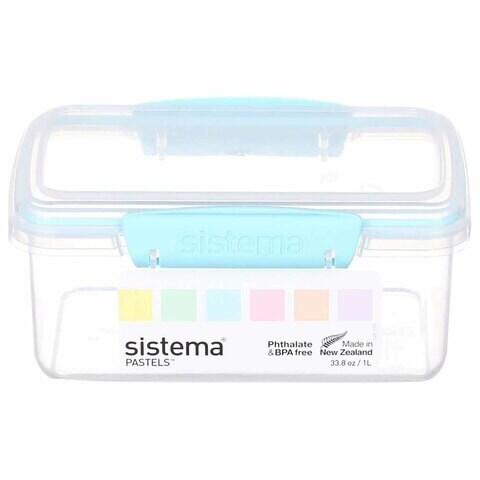 Sistema Pastels Food Container - 1 Liter - Clear