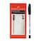 Faber-Castell Ballpoint Pen 1423 Black 0.7mm 10 PCS