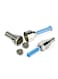 Generic - 2-Piece Tire Valve Cap Spoke Neon Flash LED Lamp